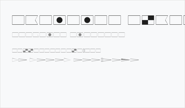 Maritime Flags Black Business Card