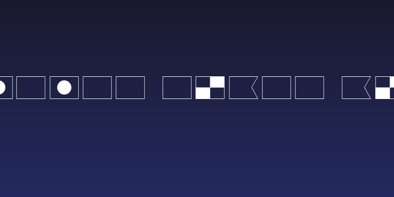 Maritime Flags Black Social Header