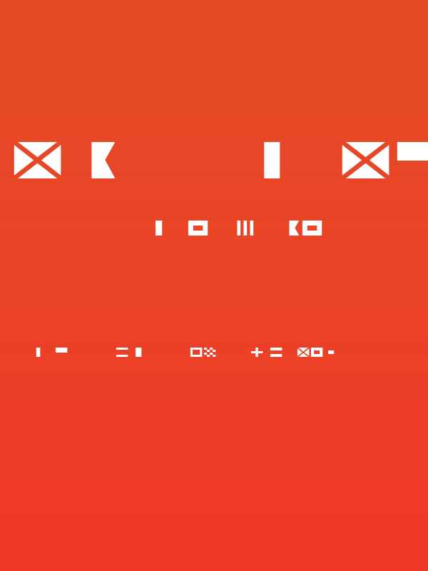 Maritime Flags Blue Poster