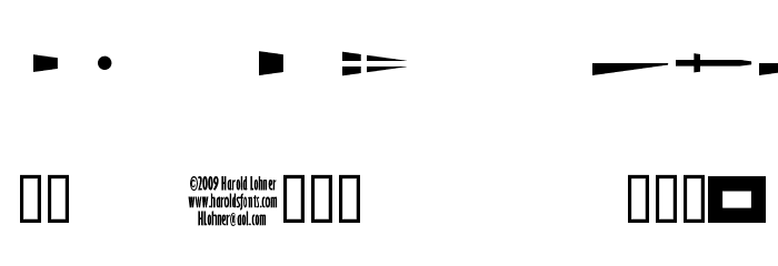 Maritime Flags Red Font OTHER CHARS