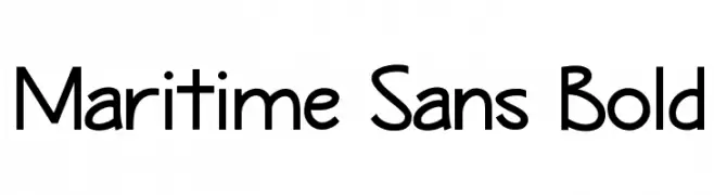 Maritime Sans Bold  フリーフォントのダウンロード