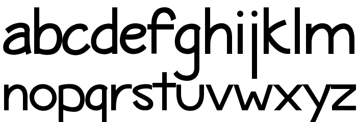 Maritime Sans Bold Font LOWERCASE