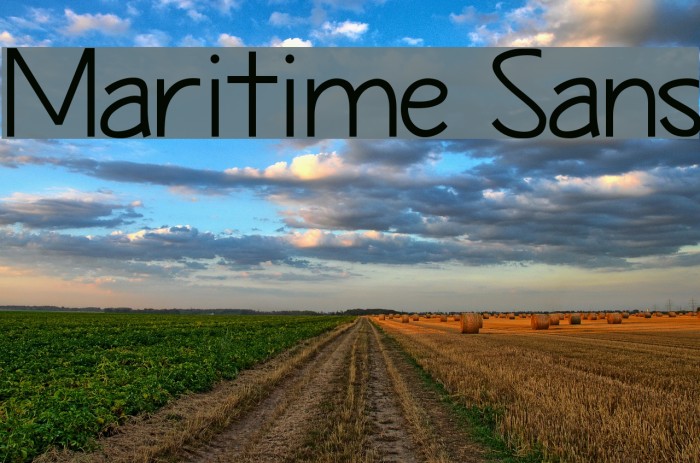 Maritime Sans Example 2