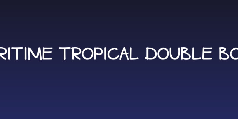 Maritime Tropical Double Bold Social Header