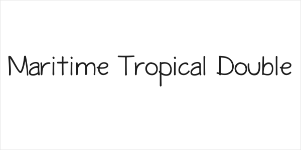Maritime Tropical Double Logo