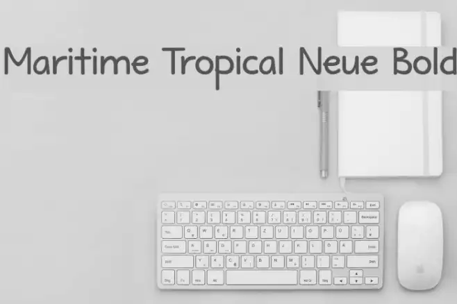 Maritime Tropical Neue Bold Example 2