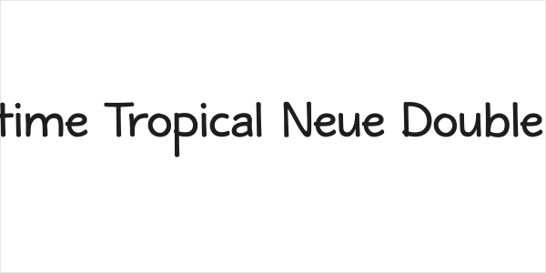 Maritime Tropical Neue Double Bold Logo
