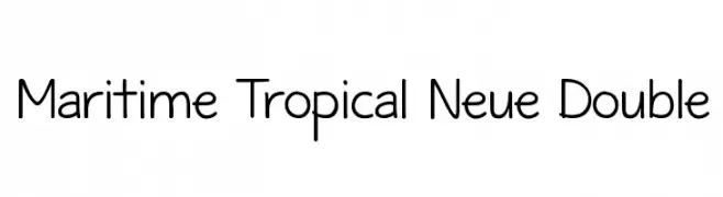 Maritime Tropical Neue Double  Скачать бесплатные шрифты