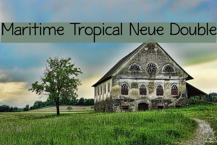 Maritime Tropical Neue Double Example 1