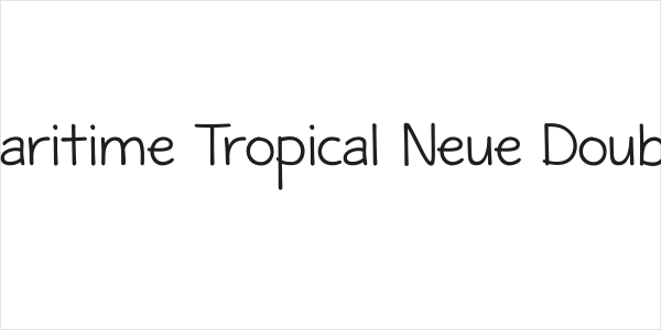 Maritime Tropical Neue Double Logo