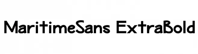 MaritimeSans ExtraBold  لخطوط تنزيل