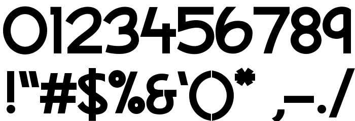 MaritimeSans ExtraBold Font OTHER CHARS