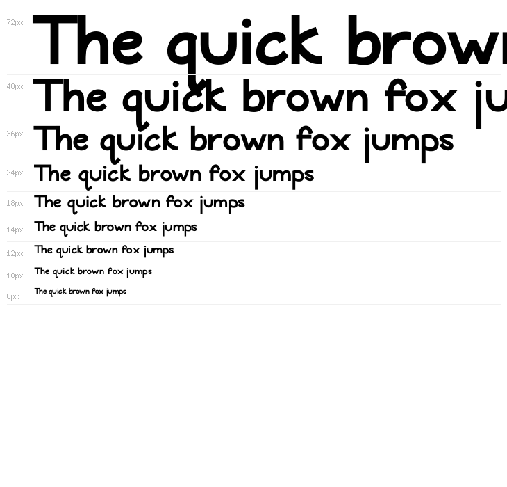 MaritimeSans ExtraBold Waterfall