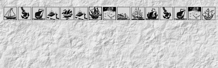 MaritimeSquares Font examples