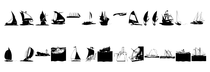 Maritime Font LOWERCASE