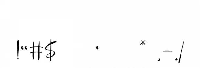 Maritosca DEMO-Regular Font OTHER CHARS