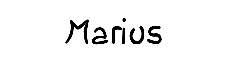 Marius  font caratteri gratis