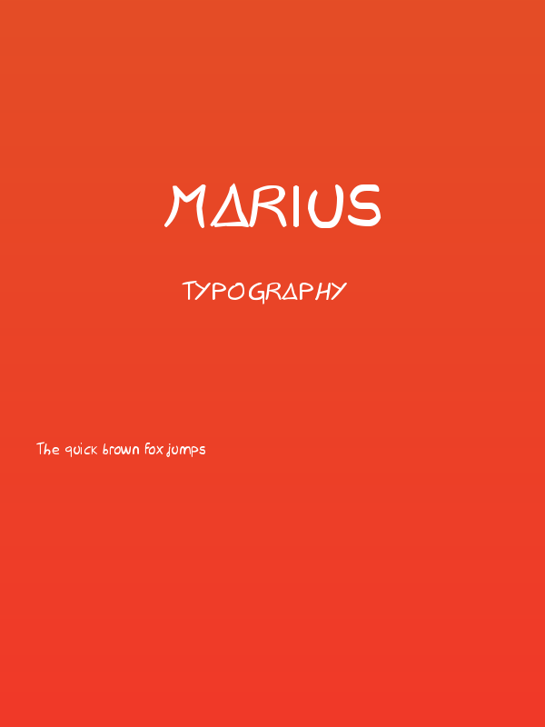 Marius Poster