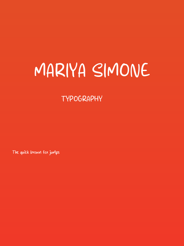 Mariya Simone Poster