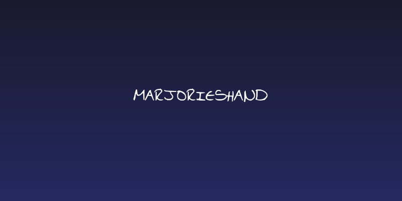 Marjorieshand Social Header