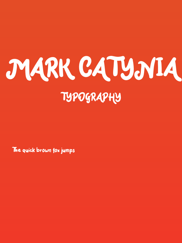 Mark Catynia Poster