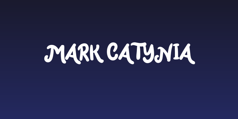 Mark Catynia Social Header