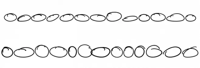 Mark It! フォント 大文字