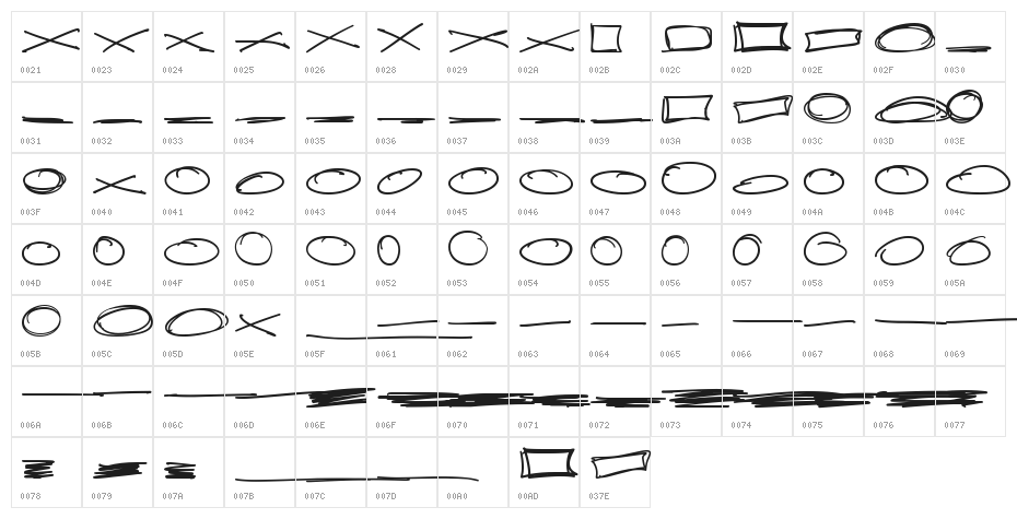 Mark It! Character Map