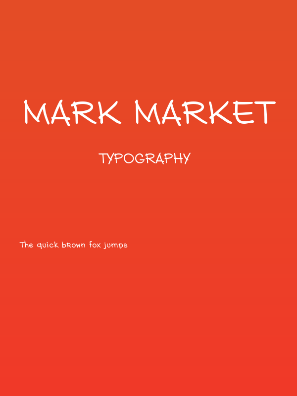 Mark Market Poster