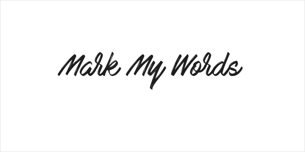 Mark My Words Logo