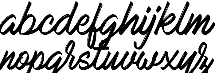 Mark My Words Font LOWERCASE