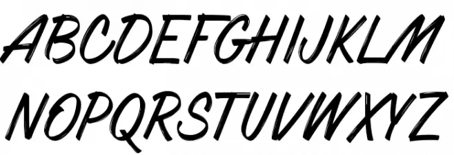 Mark My Words Шрифта ВЕРХНИЙ