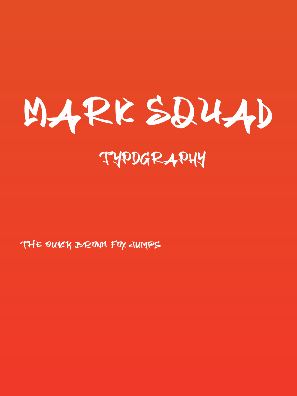 Mark Squad Poster