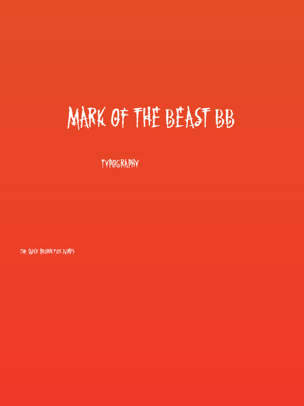 Mark of the Beast BB Poster