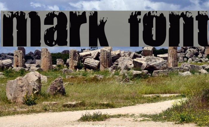 Mark Font examples