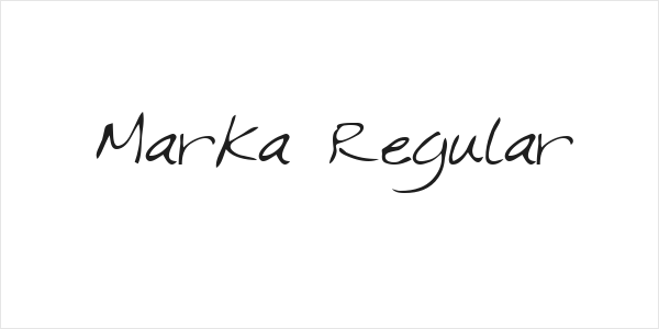 Marka Regular Logo