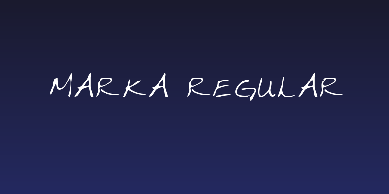 Marka Regular Social Header