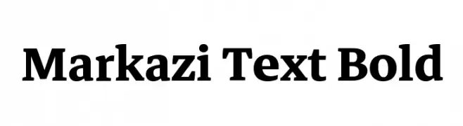 Markazi Text Bold  नि: शुल्क फ़ॉन्ट्स डाउनलोड