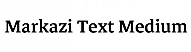 Markazi Text Medium 