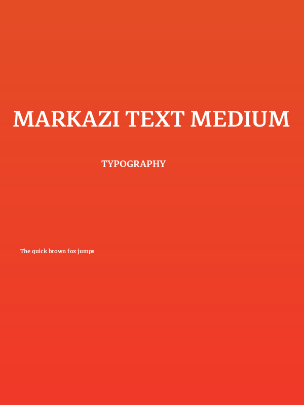Markazi Text Medium Poster