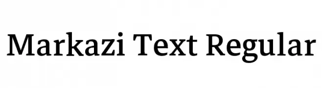 Markazi Text Regular  नि: शुल्क फ़ॉन्ट्स डाउनलोड