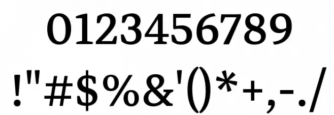 Markazi Text Regular Font OTHER CHARS