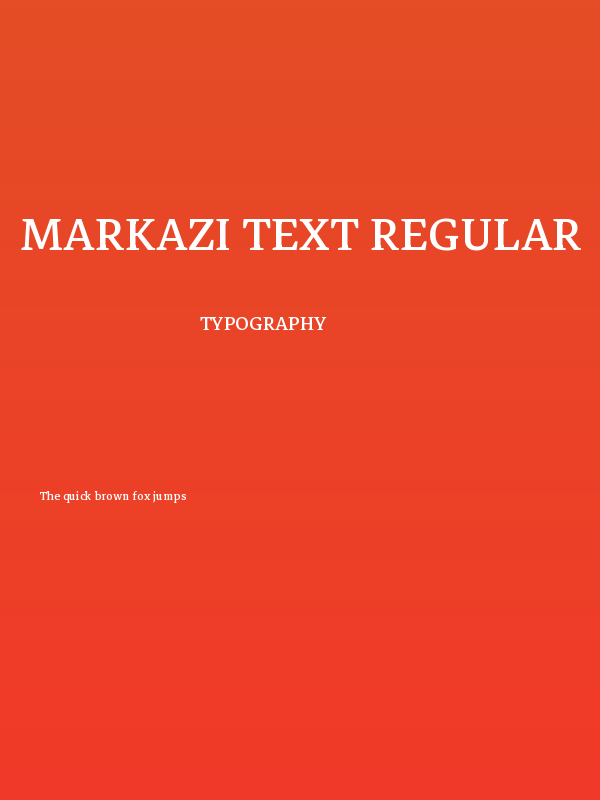Markazi Text Regular Poster