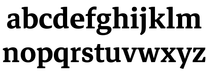 Markazi Text SemiBold Font LOWERCASE