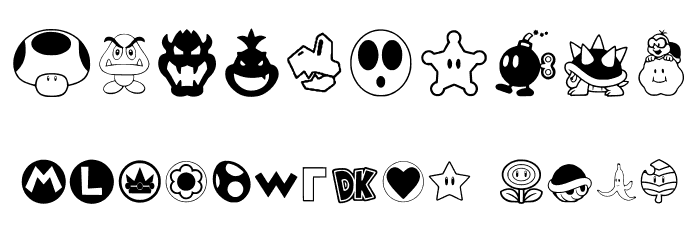 Markbats 8 Regular Font OTHER CHARS