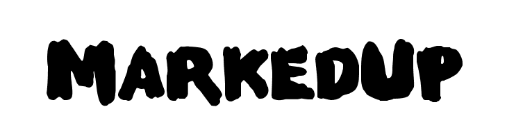 MarkedUp Font