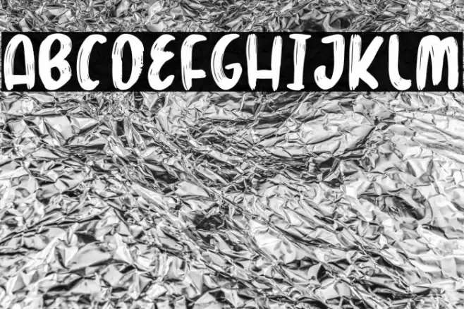 Marker Brush Font examples