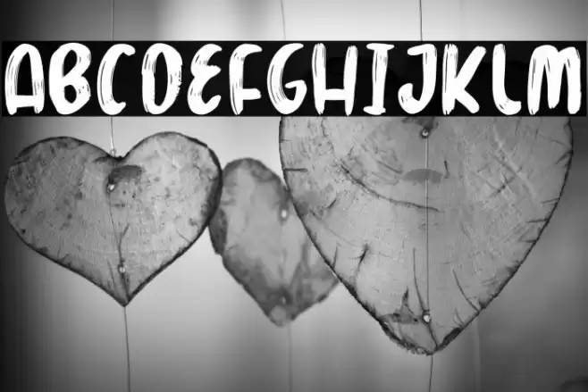 Marker Brush Font examples