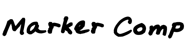 Marker Comp  baixar fontes gratis