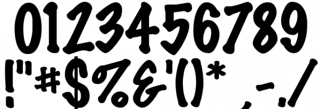 Marker Felt Font OTHER CHARS